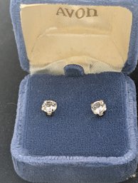 Sterling Clear Stone Earrings