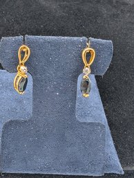 Sterling Sapphire Earrings
