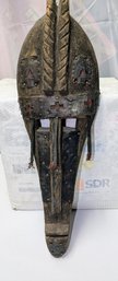 Vintage African Heritage, Ltd., Wood Carved Tribal Mask From The Marka People Of Mali