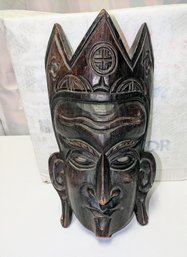 Vintage Hand-carved Tibetan Ritual Mask From Nepal