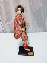 Vintage Cloth Japanese Maiko Doll