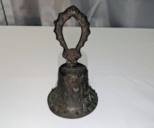 Vintage Antique Cast Metal Mexican Independence Mission Bell