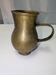 Antique/Vintage Solid Brass Pitcher