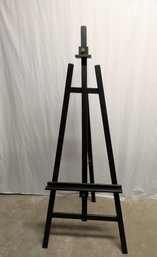 Black Wooden Artist Studio Easel