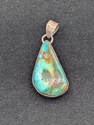 Sterling Turquoise Pendant