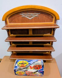 Classic Cars Of The Fifties Display Shelf & Steve Park's #1 Pennzoil 'Shark' Chevrolet Monte Carlo Model Car