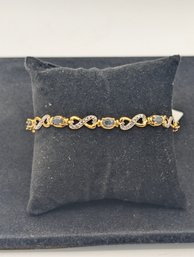 Sterling And Sapphire Bracelet