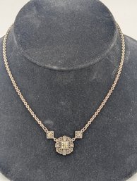 Sterling Marcasite Necklace 16'