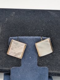 Sterling Mother Of Pearl Earrings