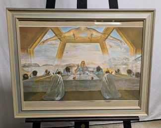#13 - Framed Art Print Of The Painting 'The Sacrament Of The Last Supper' By Salvador Dal