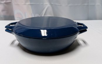 Nacco, Demark, Enamel & Cast Iron Covered Pot/Dutch Oven
