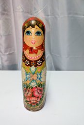 Traditional Hand-painted Wooden Matryoshka Bottle Holder