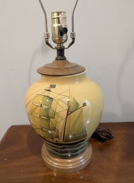 Nautical Sailing Ship Table Lamp