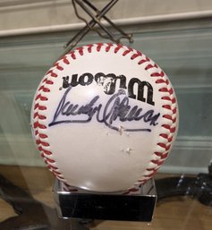 Triple Autographed Official League Baseball Includes Carlos Beltran's Signature