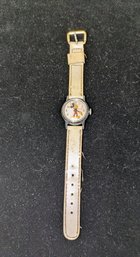 Vintage Mechanical Wind Up Mickey Mouse Wristwatch