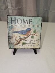 'HOME Is Where You Find Warmest Love And Peace Of Mind.' Decorative Plaque