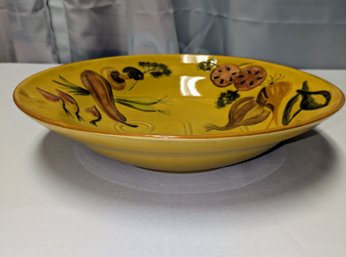 Los Angeles Pottery, Hand Painted Salad Bowl