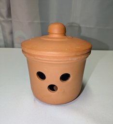 HIMARK Terra Cotta Pottery Garlic Pot