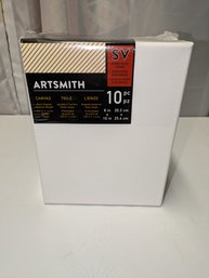 Art Smith (10) Piece Blank White Canvas Pack - 8' X 10' - 2 Of 3