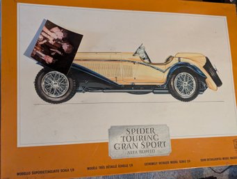 Cintage Spider Touring Gran Sport Alpha Romeo Car Model Kit