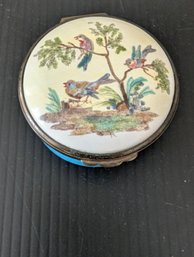 Vintage Bilston & Battersea Enamels For Cartier New York Trinket Box
