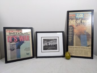 Collection Of Three World Trade Center Framed Pieces #28