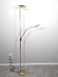 Leonardo Marelli Brass Floor Lamp By Estiluz With An Articulated Arm 2 Of 2