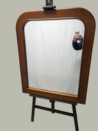Vintage Grange Furniture Collection, French Inspired Cherry Wood Wall Mirror