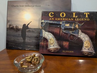 'Colt: An American Legend'2 Book On Firearm History Plus 12 Bullet Shell Casings