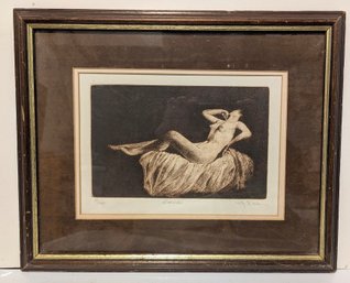 Striking Lithograph 70/100 Titled 'Rachael'by  W. J. Graham