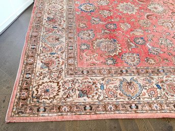Antique/vintage Hand-knotted Persian Rug - 13'L X 9.6'W