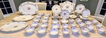 Vintage 'Rose Of Lamberton' Pattern By Lamberton Scammell Ivory China, (96) Piece China Set