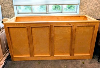 Large Wooden Planter  36' HT X 72' Length X 18' Width/Depth. Could Be Refurbished In A Multitude Of Ways