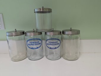Yes, One More Grouping Of Apothecary Jars Total Is ( 5 )