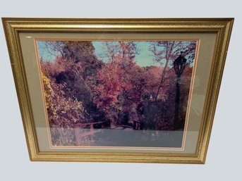 Framed Fall Landscape Photograph