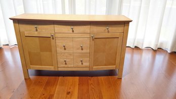 Hamilton & Spill Furniture Co., Honey Oak Buffet Sideboard