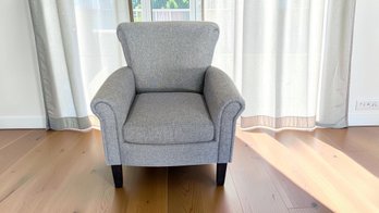 Costway Modern Upholstered Fabric Accent Armchair