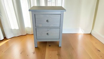 IKEA HEMNES Grey-stained 2-Drawer Nightstand