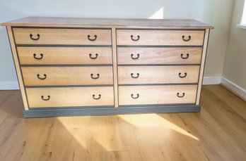 Dorest Custom Furniture, Dorset, Vermont, Custom Handmade Solid Wood Quarter-sawn Sycamore Dresser Charcoal