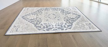 Nautica Westport Medallion Navy/Grey Indoor/Outdoor Area Rug - 95' X 119'