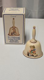 1980 M.I. Hummel Third Edition Annual Bell Titled 'Thoughtful' Or 'The Scholar' -With The Original Box