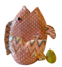 Large Vintage Paper Mache Fish
