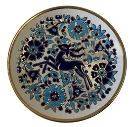Vintage Tassoulis Ceramic Plate From Greece