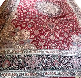 Fine Vintage Tabriz Oriental Rug  15 Ft X 10 Ft - Purchased In The 1980s For 22K