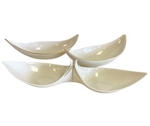 Three Vintage LENOX Oval Bowls (D)