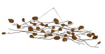 Modernist Wall Sculpture Of Wood & Metal