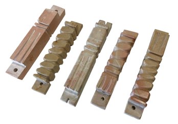 Five Carved Stone Mezuzahs