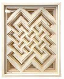 MCM Paper Art Geometric From Jack Eisner 14' X 12' X 2.5'