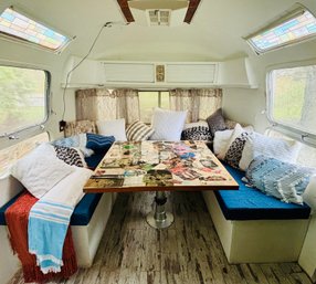 1974 Airstream Land Yacht 31' Renovated & Furnished Catskills Retreat (10% Buyer's Premium)