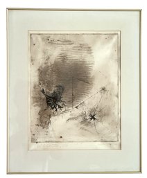 Signed 1964 Abstract Art By Listed Artist David Lowry Burgess (Philadelphia 1940-)